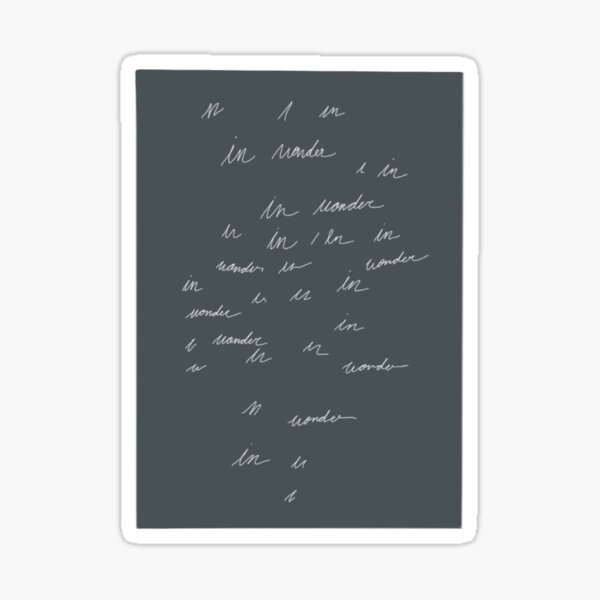 Shawn Mendes Lyrics Stickers for Sale