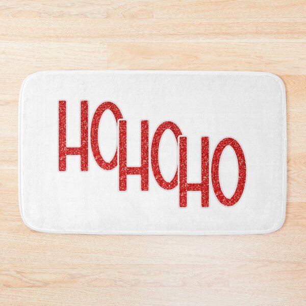 Artikelvorschau, Glitter Red Ho Ho Ho entworfen und verkauft von Jennifer Church.