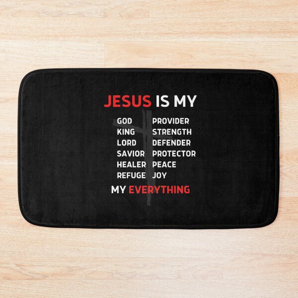 Item preview, Jesus Is My Everything Christian Catholic Bible Religion Faith Love Gift Art designed and sold by WichitaClothing.