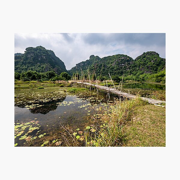 Limestone Karst Peaks, Trang An Region, Vietnam Photographic Print