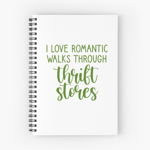 Item preview, I love romantic walks through thrift stores. - Dark Green designed and sold by Pr1ncessM.