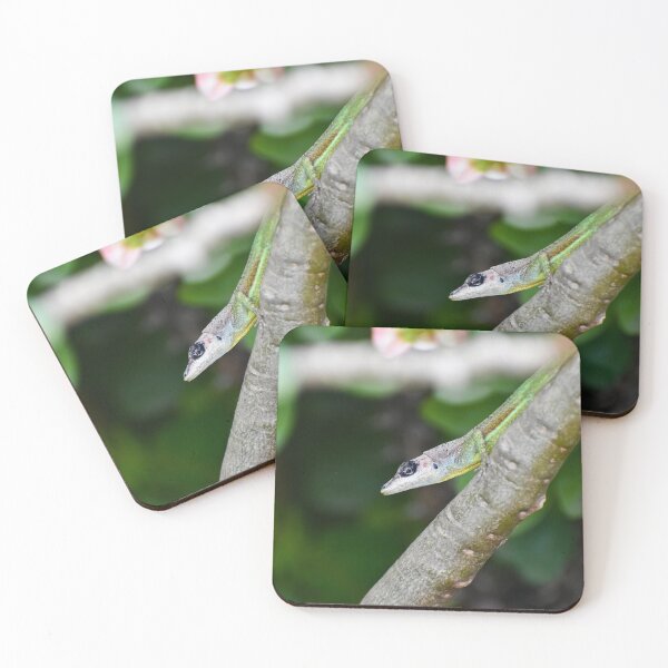 Item preview, Green anolis extremus or Barbados anole lizard designed and sold by SimplyAdrienne.