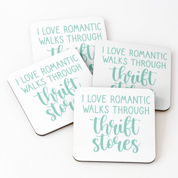 Item preview, I love romantic walks through thrift stores. - Teal designed and sold by Pr1ncessM.