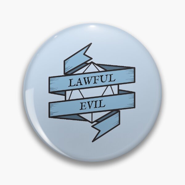 Item preview, D&D Alignment Lawful Evil (pastel version) designed and sold by mashimero.