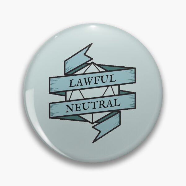 Item preview, D&D Alignment Lawful Neutral (pastel version) designed and sold by mashimero.