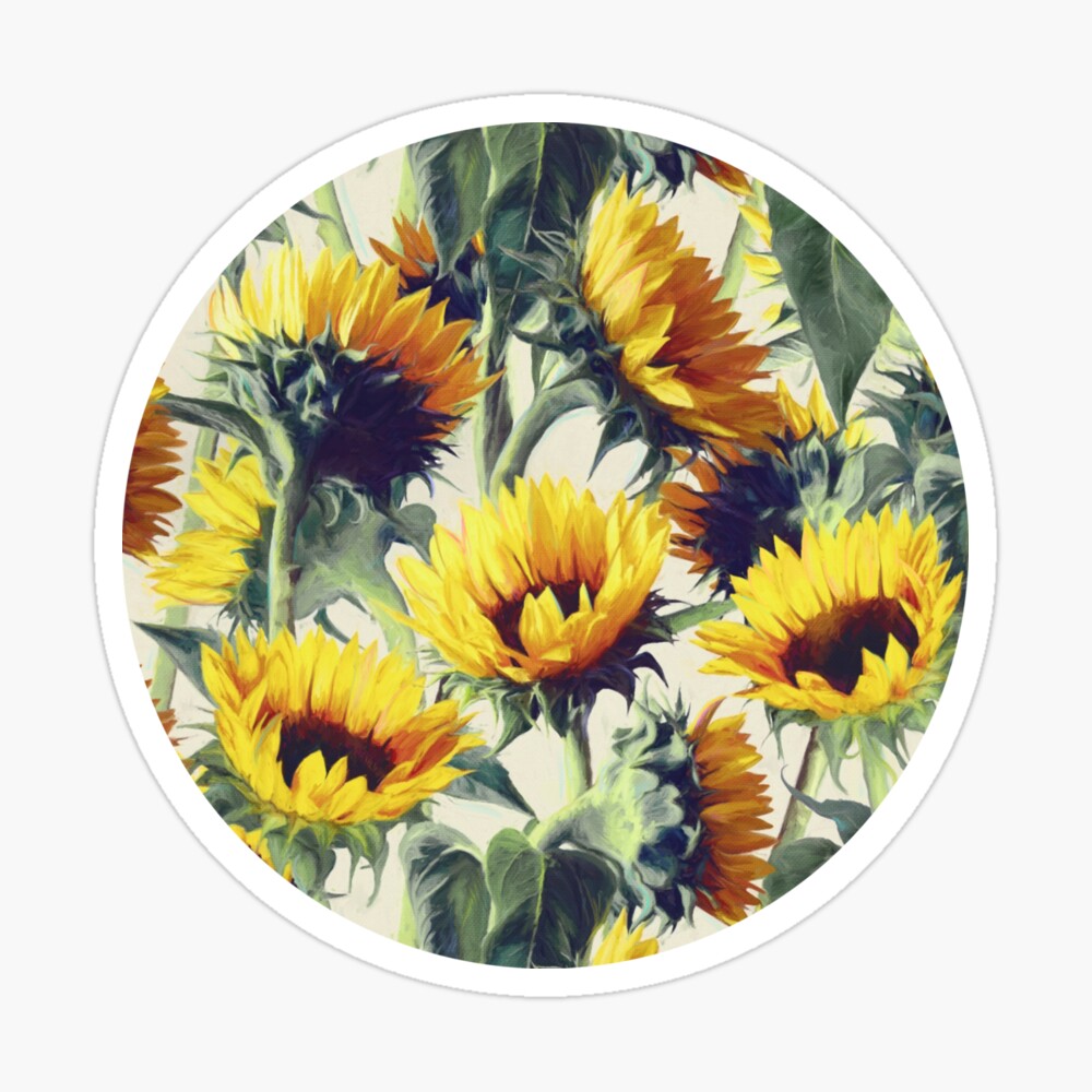 Sunflowers Forever Sticker
