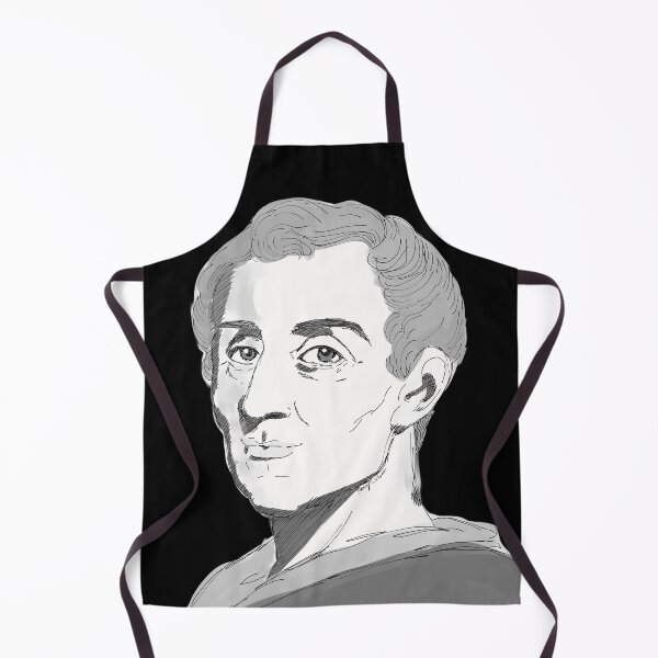 Item preview, Montesquieu portrait illustration designed and sold by KennyLucky.