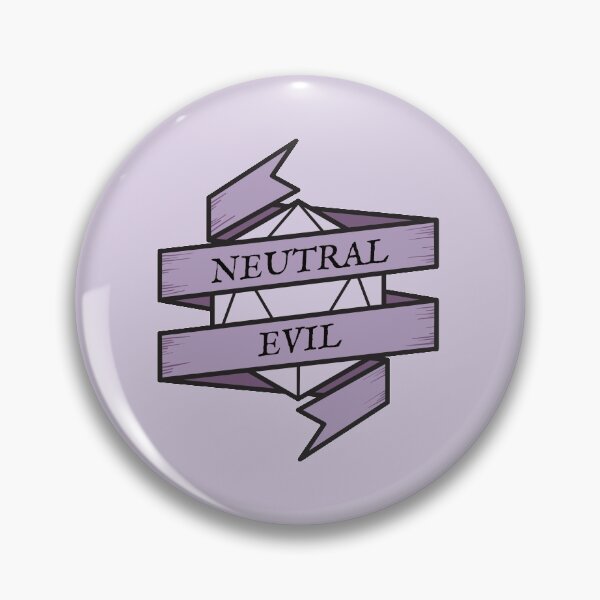 Item preview, D&D Alignment Neutral Evil (pastel version) designed and sold by mashimero.