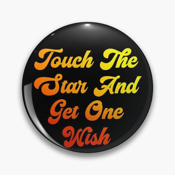 Item preview, Touch the star and get one wish sticker  designed and sold by KGN  CREATIVITY.