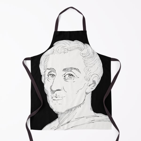 Item preview, Montesquieu portrait sketch designed and sold by KennyLucky.