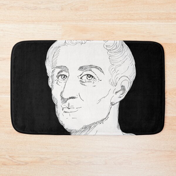 Item preview, Montesquieu portrait sketch designed and sold by KennyLucky.