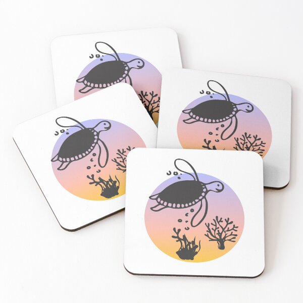 Item preview, Black sea turtle designed and sold by Kennya Karoline Fonseca.