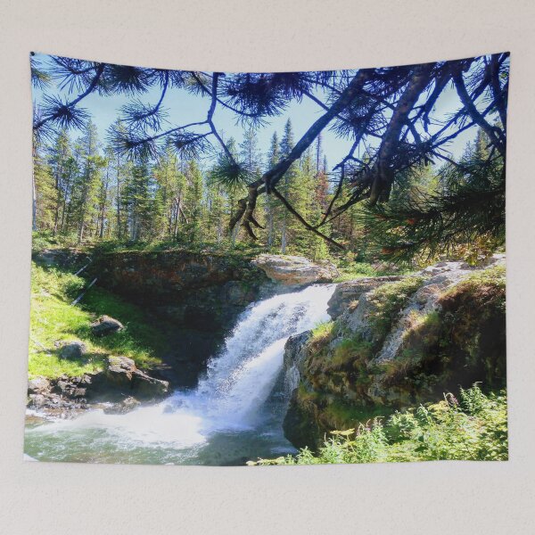 Item preview, Beautiful Hidden Falls Waterfall Photo in Grand Teton National Park designed and sold by passing-through.