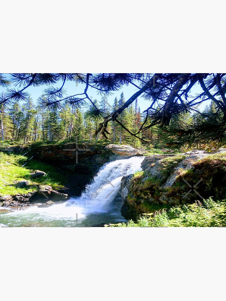 Beautiful Hidden Falls Waterfall Photo in Grand Teton National Park Jigsaw  Puzzle