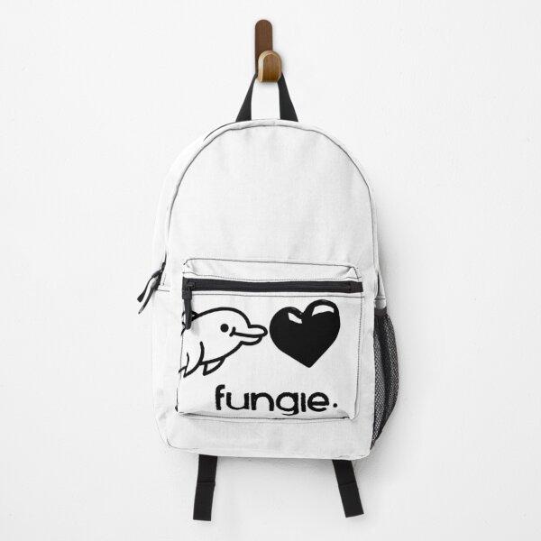 Item preview, Fungie the dolphin fungie black Heart designed and sold by Flirt-Teez.