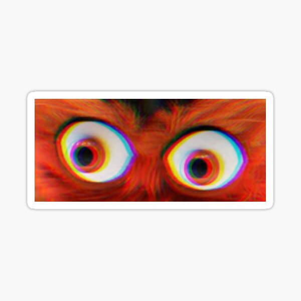 Furry eyes Sticker