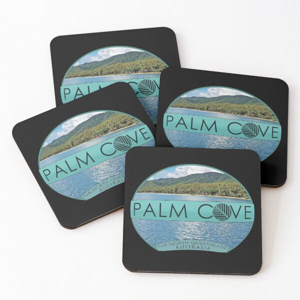 Item preview, Palm Cove from Pier - The Badge designed and sold by Randell Burke.