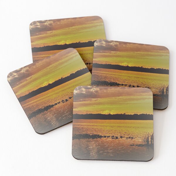 Item preview, Abstract Sunset on the Lake designed and sold by DiscGolfTees.