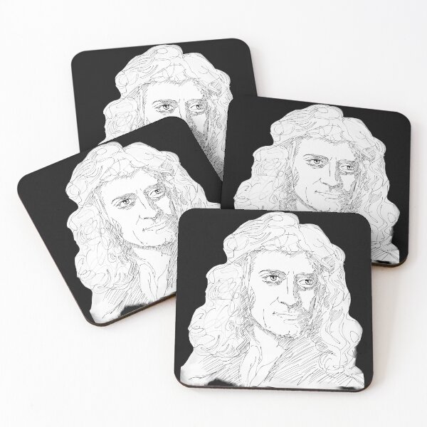 Item preview, Isaac Newton sketch designed and sold by KennyLucky.