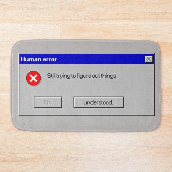 Item preview, windows 95 human  designed and sold by YoBurkey.