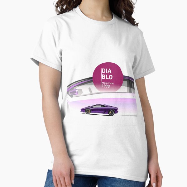◆ARCHIVE BOLD◆ DIABLO SV DREAM CAR TSHIRTS NAVY AB23SUTS02 Lamborghini Diablo Sv T-Shirts for Sale | Redbubble