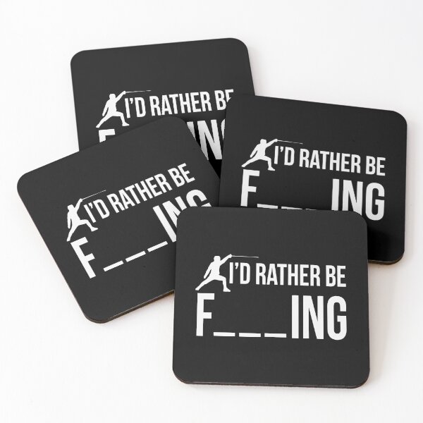 Item preview, I_d Rather Be Fencing Funny Gift designed and sold by CatsTees.
