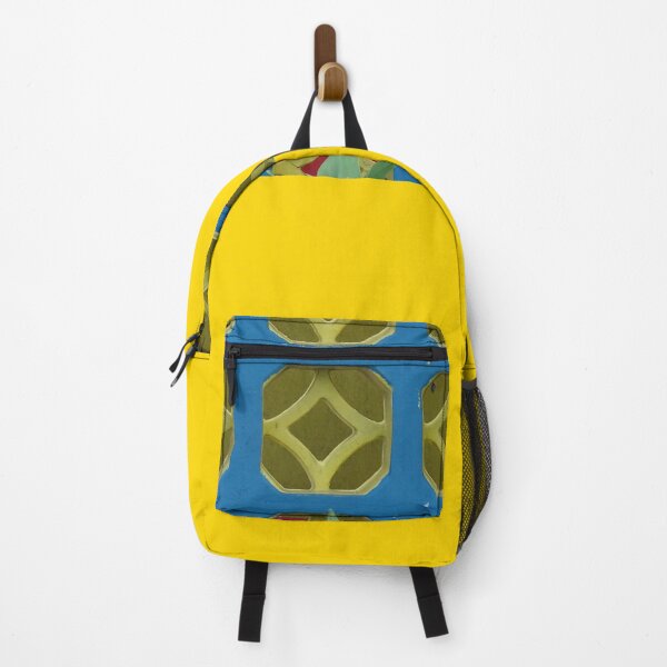 Item preview, Blue, Aqua, Yellow, Gold, Red, shapes, triangles, designed and sold by PicsByMi.