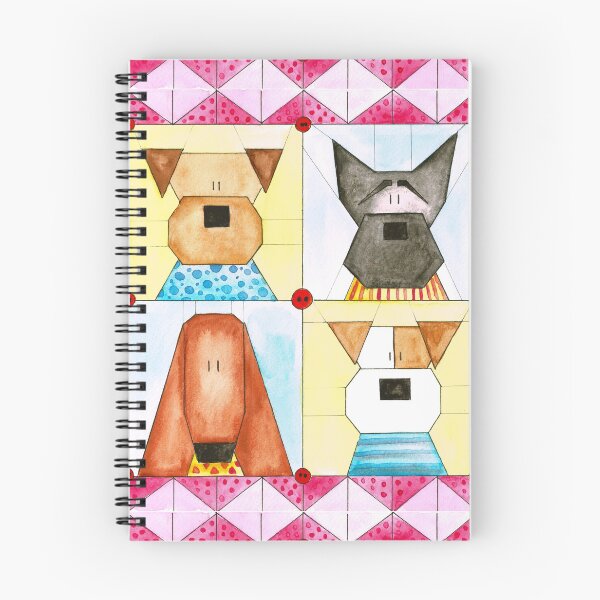Item preview, Painting of Dog Quilt - Paper Piecing Optic designed and sold by HalloMolly.