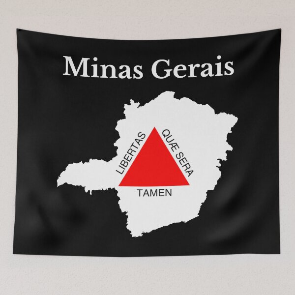 Item preview, Minas Gerais State Map Flag, Brazil designed and sold by marosharaf.