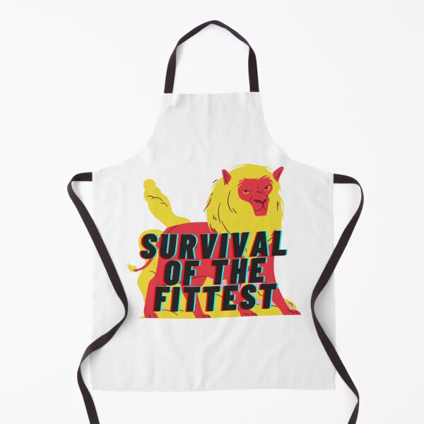 Item preview, SURVIVAL OF THE FITTEST Lion Print Design designed and sold by CalmNCool.