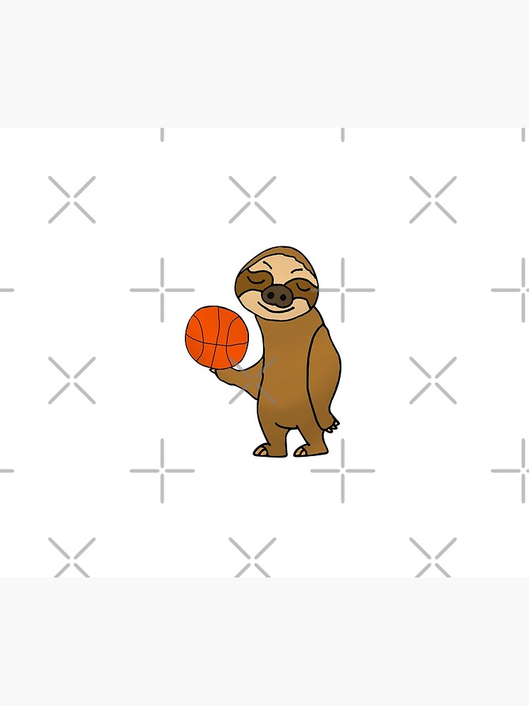 Disover Sloth plays basketball ATT Tapestry