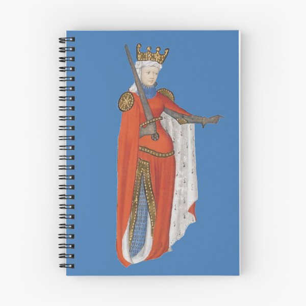 Item preview, Gilded Medieval Illuminated Manuscript Warrior Queen designed and sold by ThievingNargles.