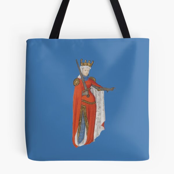 Item preview, Gilded Medieval Illuminated Manuscript Warrior Queen designed and sold by ThievingNargles.