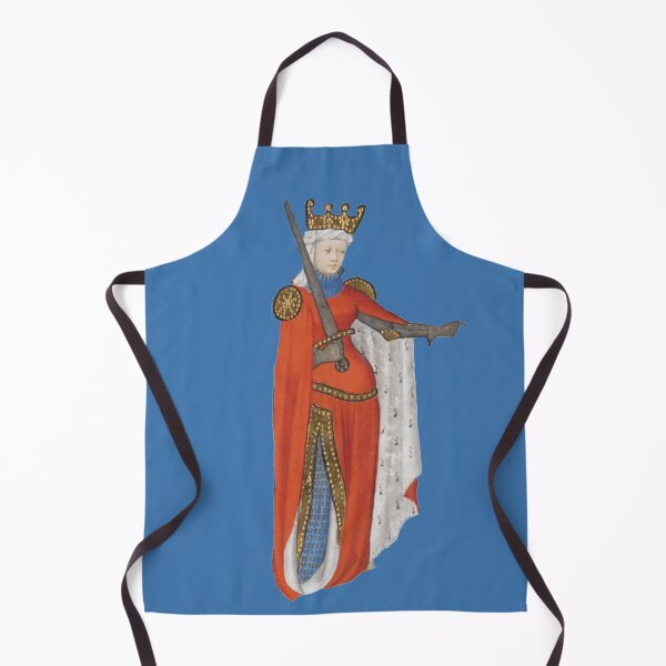 Item preview, Gilded Medieval Illuminated Manuscript Warrior Queen designed and sold by ThievingNargles.