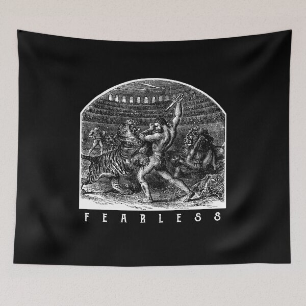 Item preview, Fearless Gladiator Arena Warrior Martial Arts Vintage  designed and sold by h44k0n.