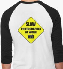 slow photographer Men's Baseball ¾ T-Shirt