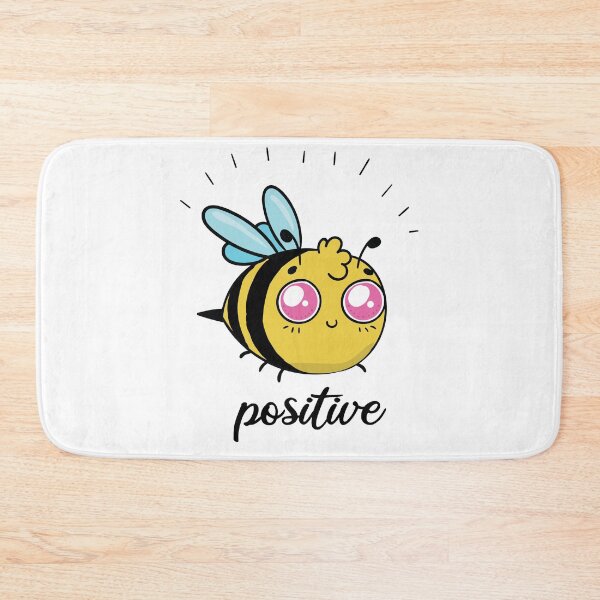 Item preview, Bee Positive Cute Slogan designed and sold by artado.