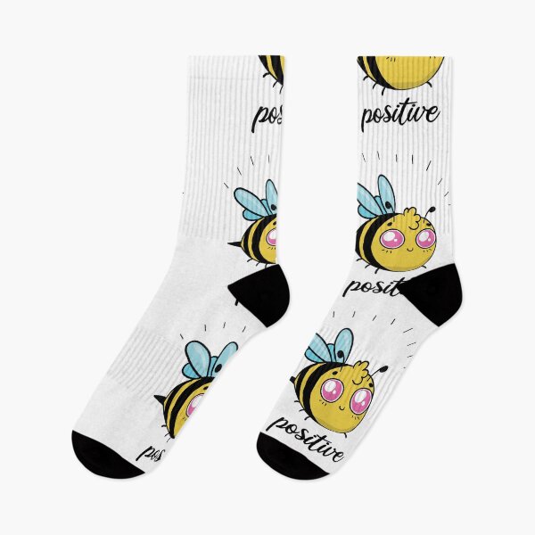 Item preview, Bee Positive Cute Slogan designed and sold by artado.