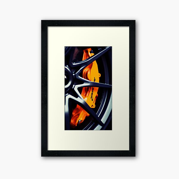 McLaren formula one F1 logo design Framed Art Print