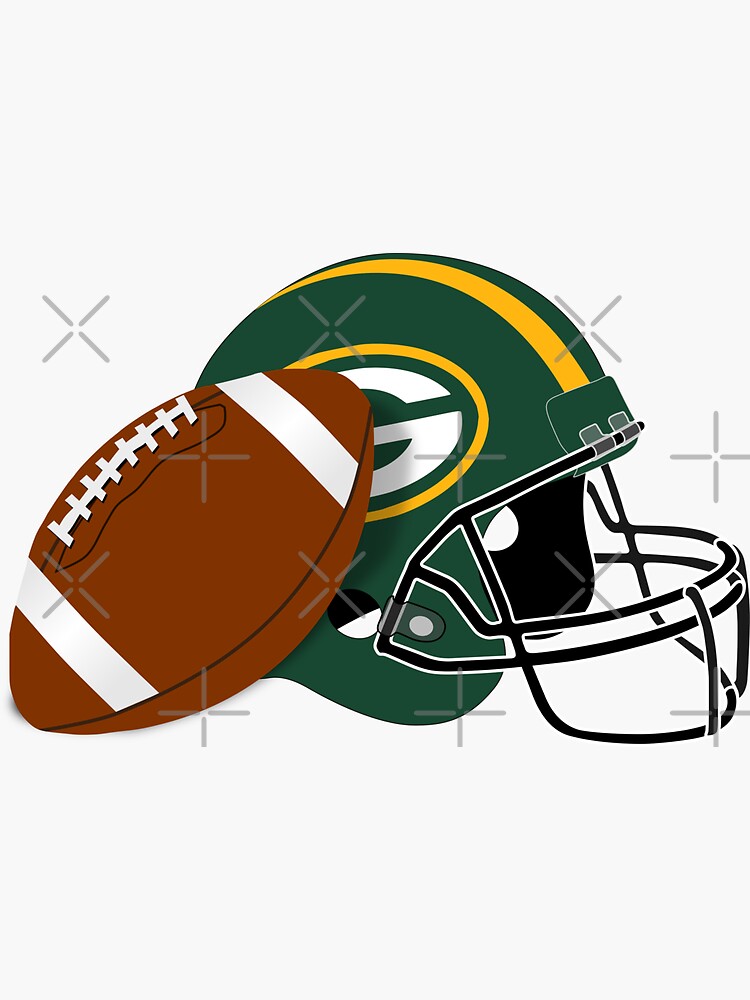 &ldquo;Wisconsin Football Vintage Retro Helmet&rdquo; Sticker for Sale by