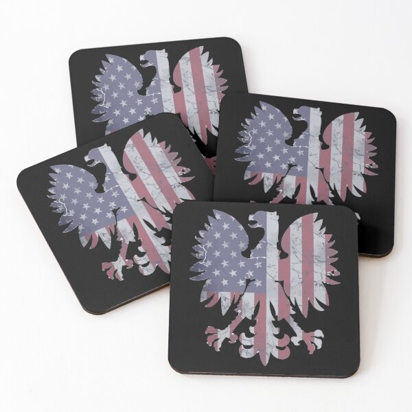 Item preview, Men_s Unique Print with Vintage Polish American Flag Eagle Vintage designed and sold by CatsTees.