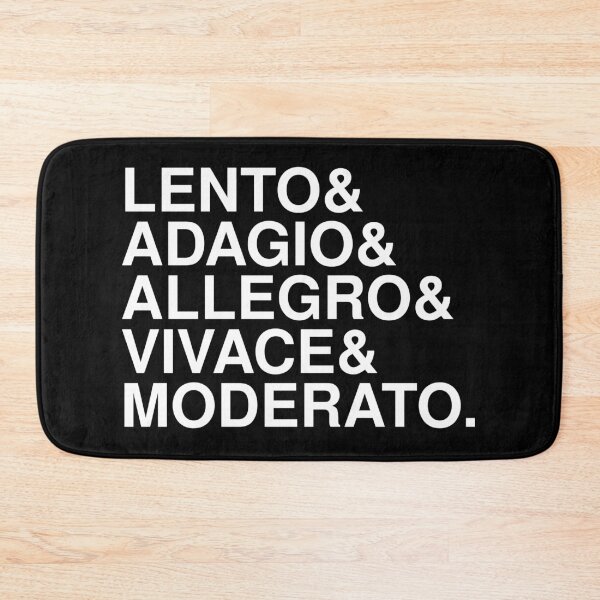 Item preview, Lento & Adagio & Allegro & Vivace & Moderato (Music Tempo) designed and sold by MSA-42.