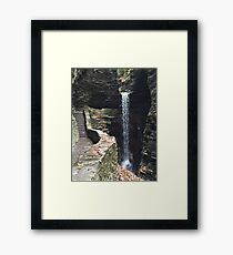 Watkins Glen State Park in New York , USA Framed Print