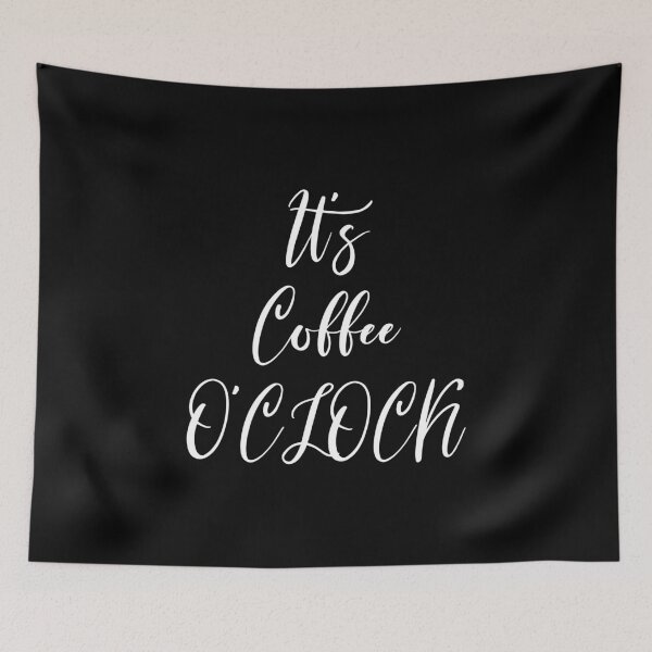 Item preview, It's Coffee O'clock - Coffee - Coffee T - Coffee Drinker - Coffee Drinker Gift - Funny Coffee  designed and sold by Rainwater Merch.