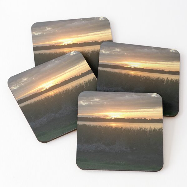 Item preview, Sunset at the lake with the sawgrass over Lakeland Florida at Lake Hunter designed and sold by DiscGolfTees.