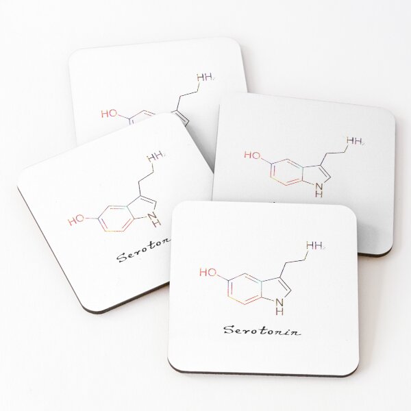 Item preview, Serotonin Watercolour Quote Art Design Inspiration designed and sold by vividpixelusa.