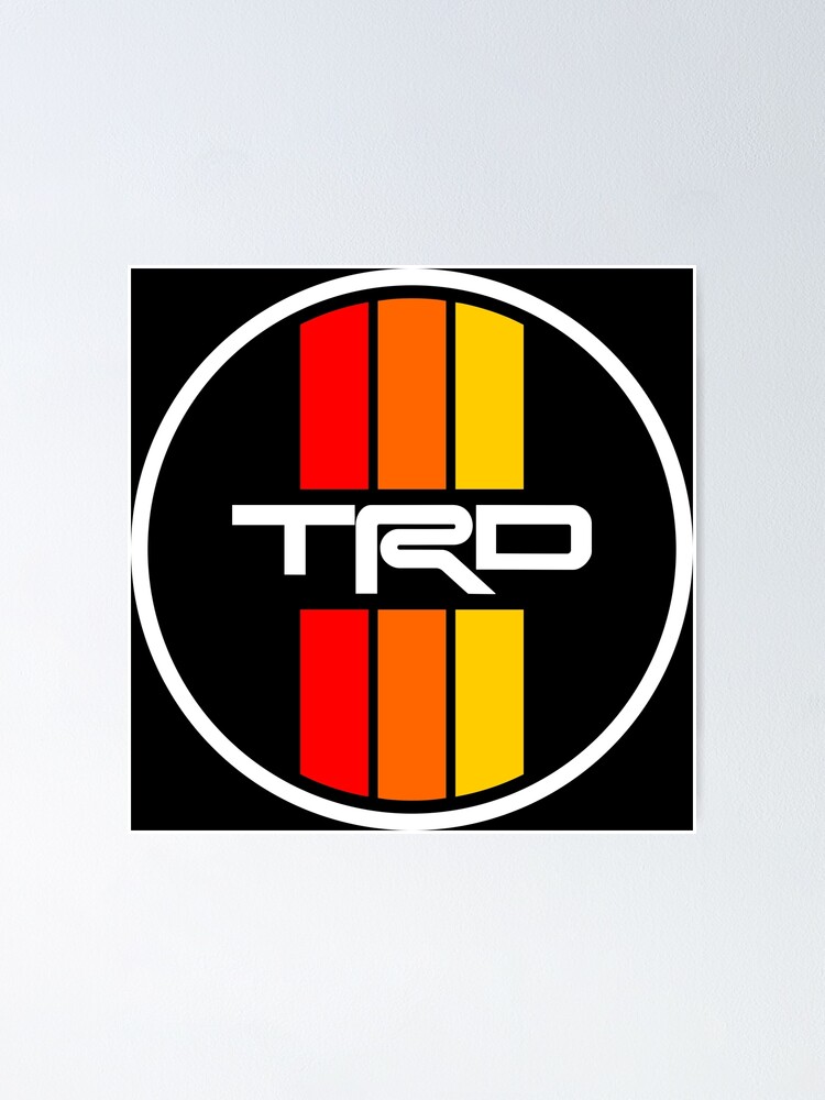 TRD Logo Sticker 230 x 33mm