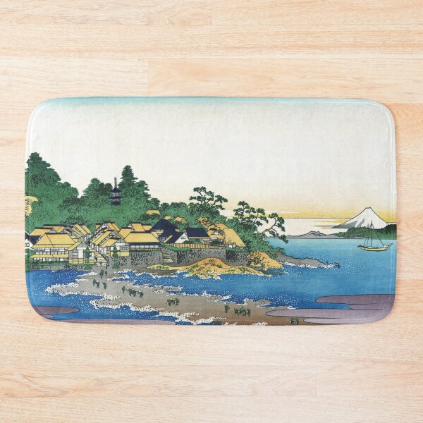 Item preview, Enoshima in Sagami Province by Katsushika Hokusai designed and sold by Takeda-art.