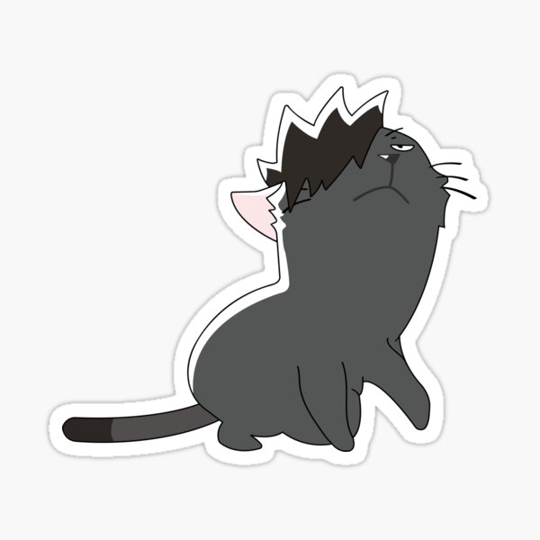 Kuroo Cat Mascot Haikyu Sticker For Sale By Vorn2002 Redbubble 2205