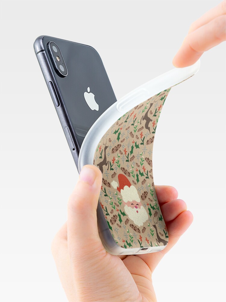 Alternate view of Christmas-Main Pattern iPhone Case